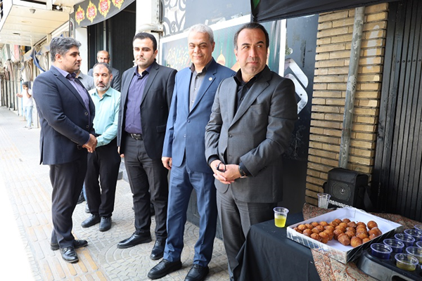 حضور مدیرعامل و معاونین سازمان همیاری مازندران در موکب خدمت‌رسانی به زائران حسینی
